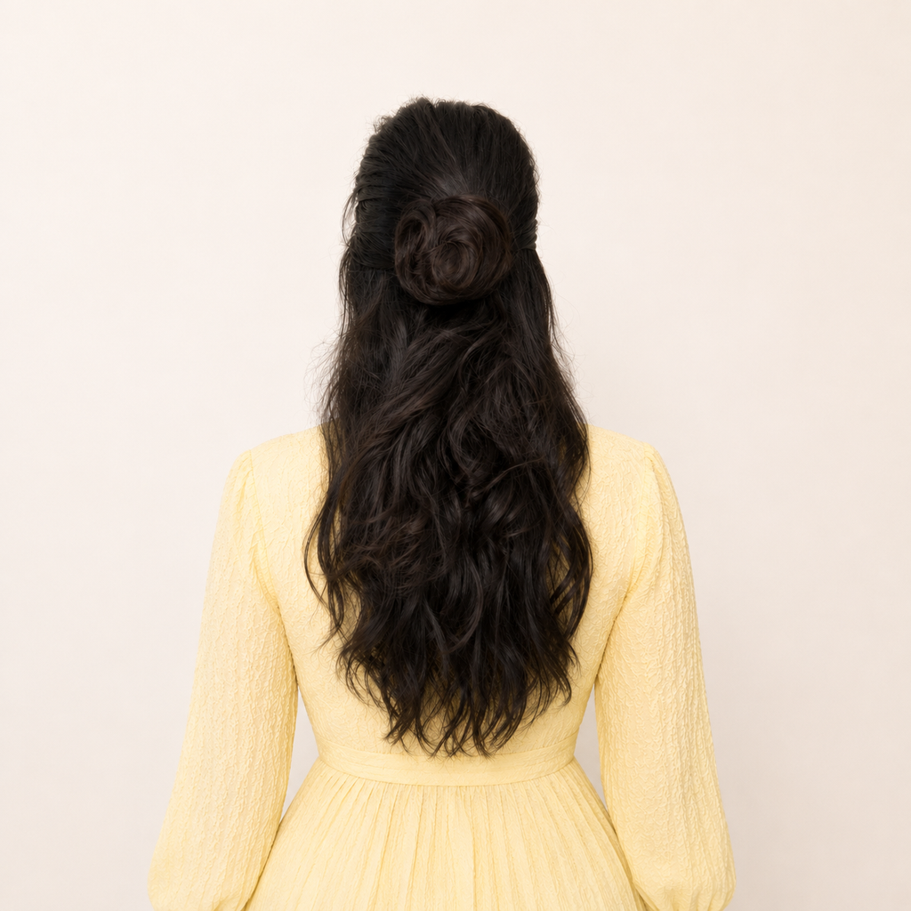 CLOUD BUN || Easy Hairstyle || Made of 100% Human Hair