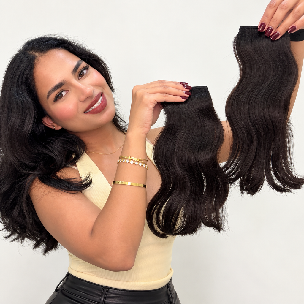 Temple Patches - 100% Human Hair Extentions - Instant coverage for Temple Area.