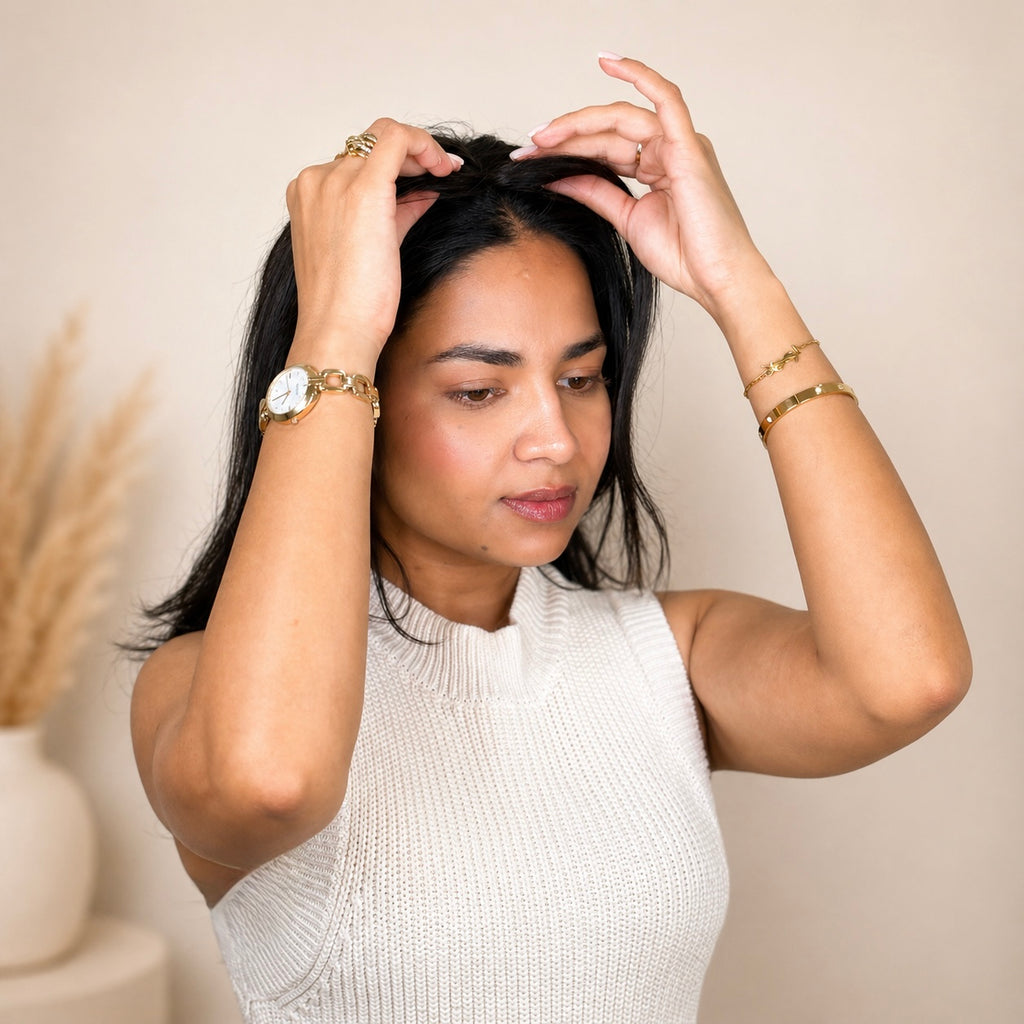 Hair topper for Hair Thinning || 3"x4" Lace Base || Instant Coverage, Volume andInstant Confidence