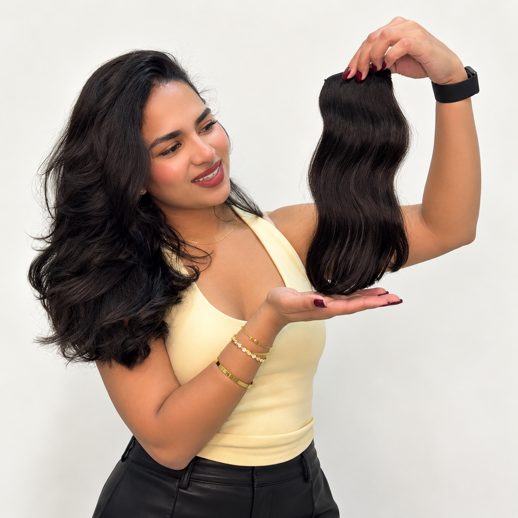 Temple Patches - 100% Human Hair Extentions - Instant coverage for Temple Area.