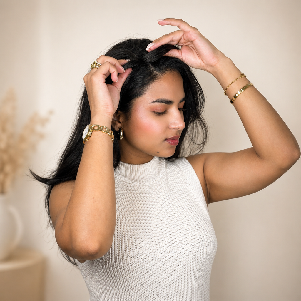 Hair topper for Hair Thinning || 3"x4" Lace Base || Instant Coverage, Volume andInstant Confidence