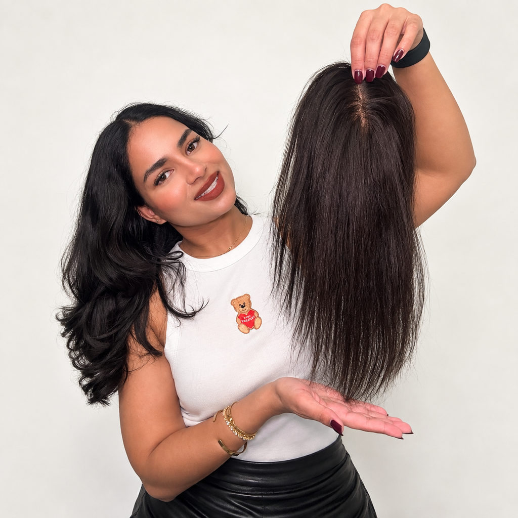 3”x5” Silk Hair topper - Volume + Coverage