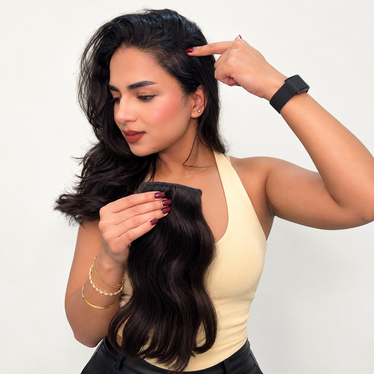 Temple Patches - 100% Human Hair Extentions - Instant coverage for Temple Area.