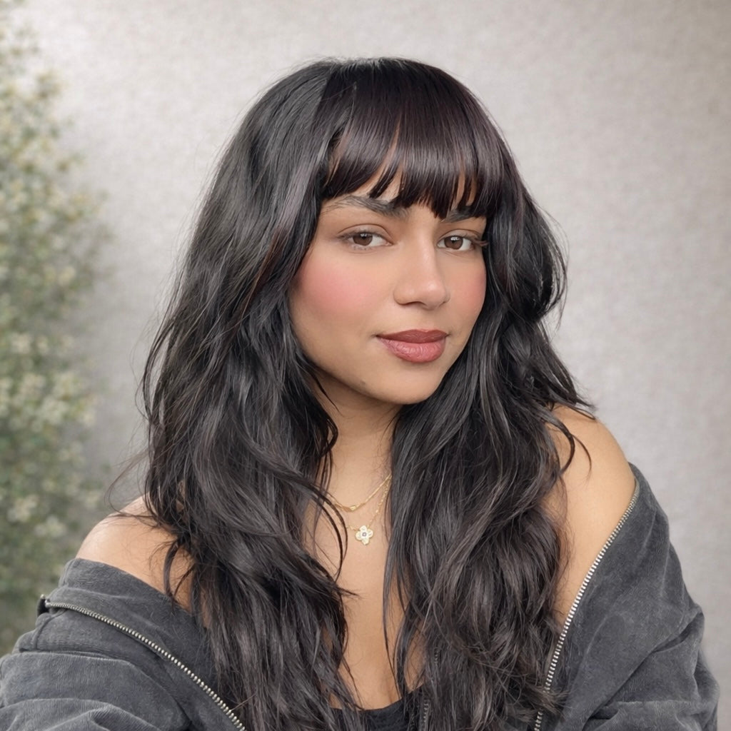 Clip in Bangs - 100% Human Hair Bangs