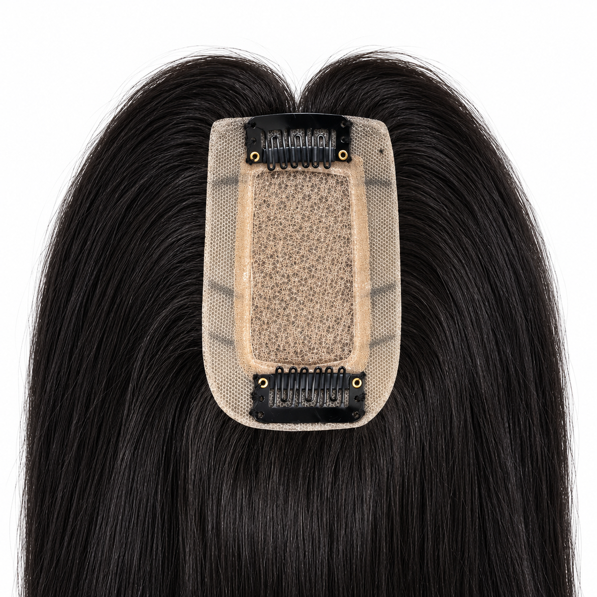 2”x 3” Lace base hair topper, light coverage