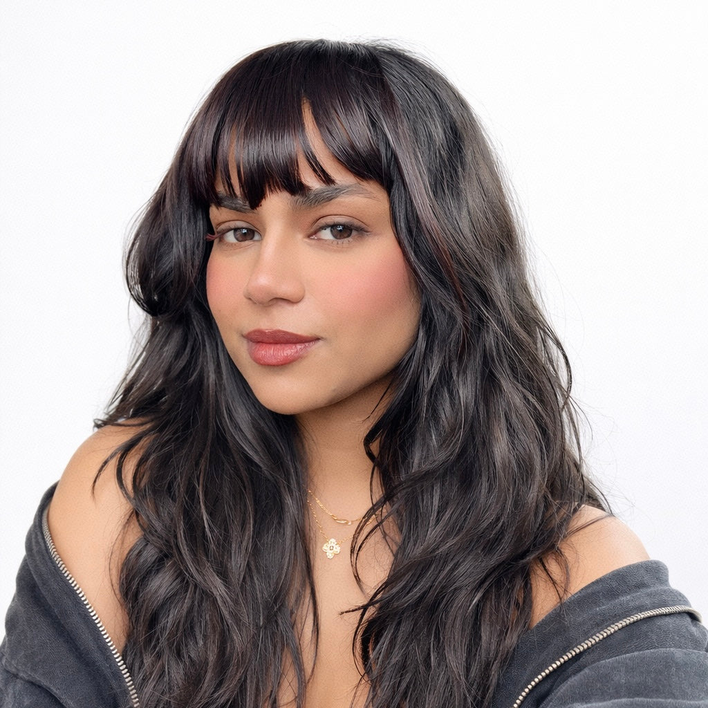 Clip in Bangs - 100% Human Hair Bangs